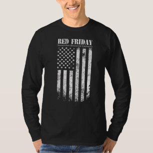 T-shirt Vendredi Rouge Souvenez-vous de tous ceux qui ont