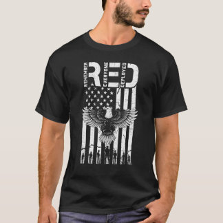 T-shirt Vendredi Rouge ''Souvenez-vous de tous déployés''