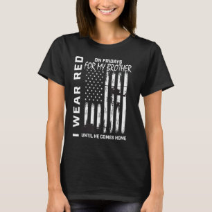 T-shirt Vendredi Rouge Souvenez-vous de tous les Déployés