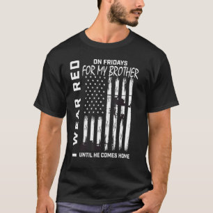 T-shirt Vendredi Rouge Souvenez-vous de tous les Déployés