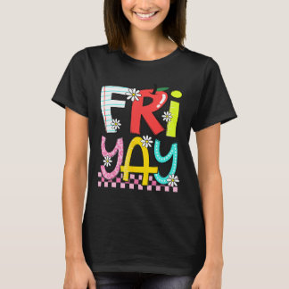 T-shirt Vendredi Yay Vendredi heureux drôle de week-end En