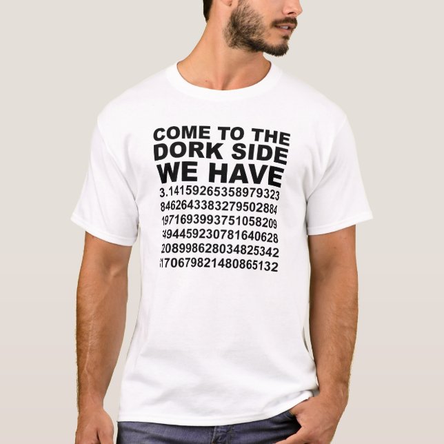 T-shirt Venez au côté foncé de Dork nous prenons des (Devant)