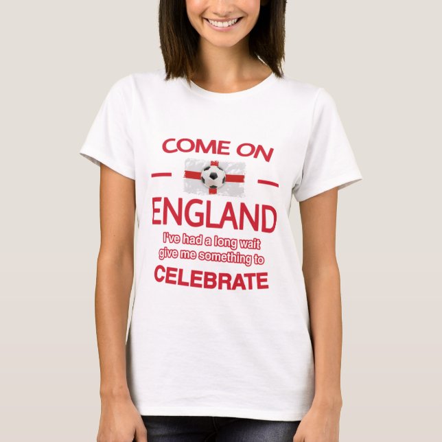 T-shirt Venez en Angleterre. Football anglais (Devant)