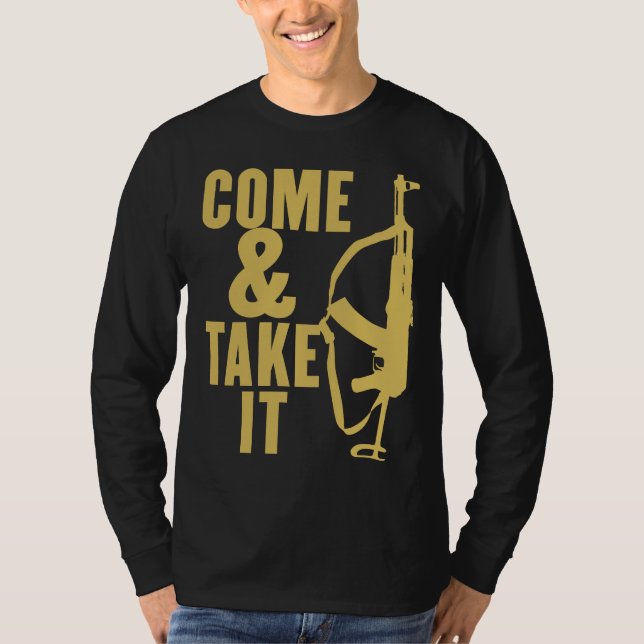 T-shirt Venez et il fallez la chemise (Devant)