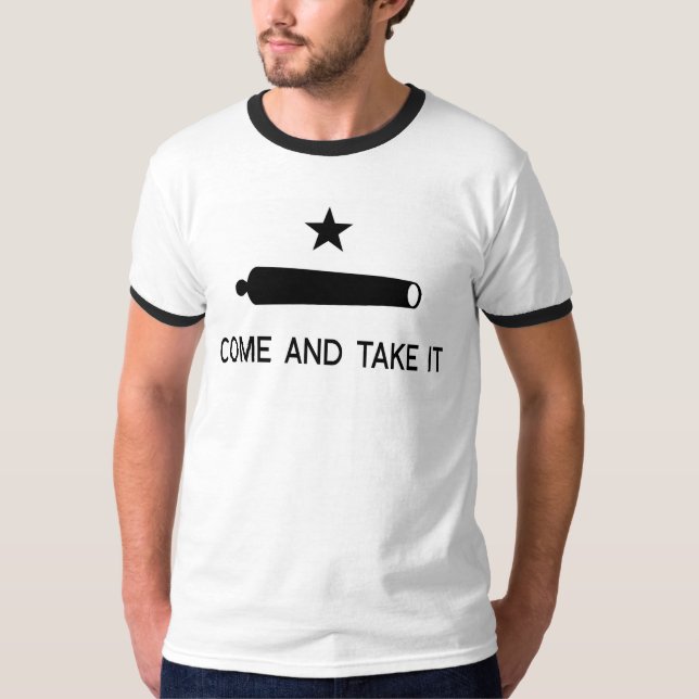 T-shirt Venez et prenez le drapeau ~ Texas (Devant)