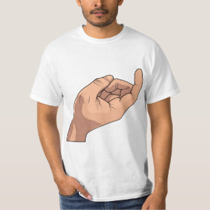 T-shirt Venez ici remettez le geste de signe
