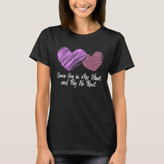 T-shirt Venez Vivre Dans Mon Coeur Et Ne Payez Pas De Loca