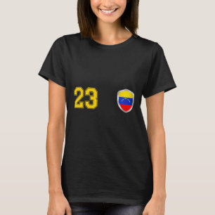 T-shirt Venezuela - Conception de football de l'équipe La