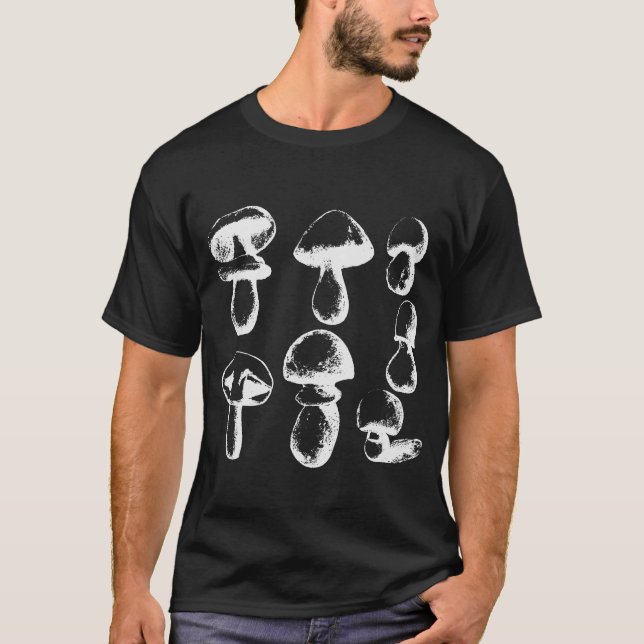 T-shirt Venga Champignons Vintages (Devant)