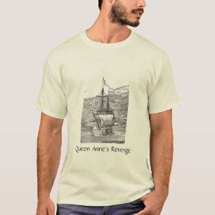 T-shirt Vengeance de la Reine Anne de bateau de pirate
