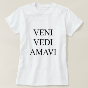 T-shirt Veni Vidi Amavi