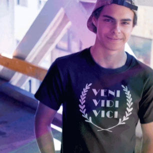 T-shirt Veni Vidi Vici Funny Gamer Athlète Gradué