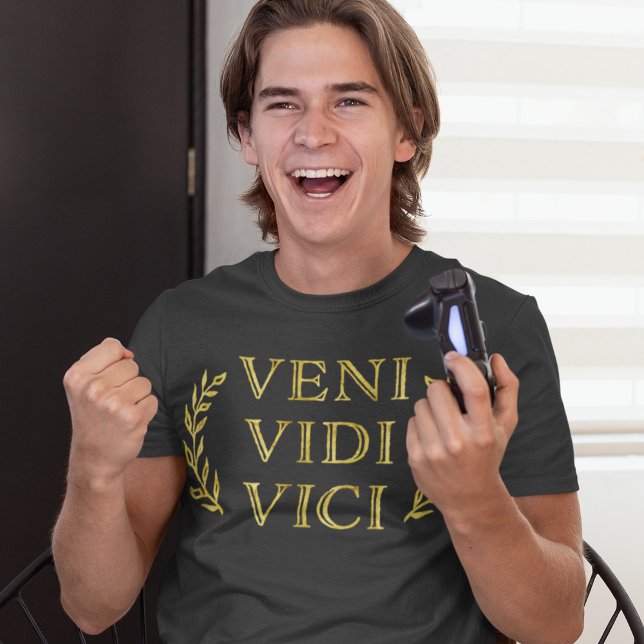 T-shirt Veni Vidi Vici Funny Gamer Athlète ou diplômé (Créateur téléchargé)