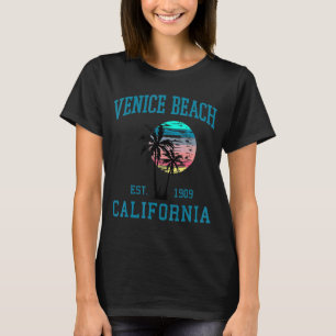 T-shirt Venice Beach California Spring Break Beach Palm Tr