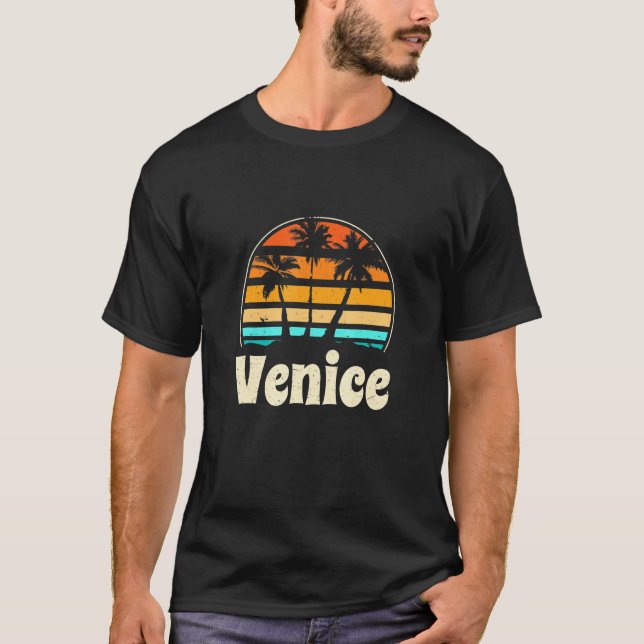 T-shirt Venice Florida Beach Fl Beach Bum Us Villes Été (Devant)