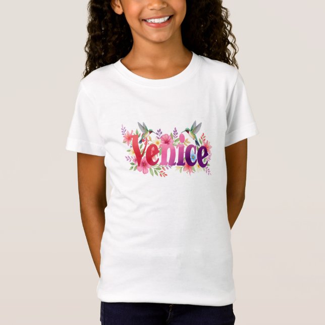 T-Shirt Venice - Personalised Shirt  - For Kids (Devant)