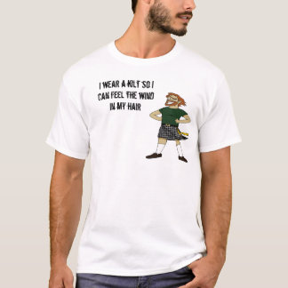 T-shirt vent dans mes cheveux