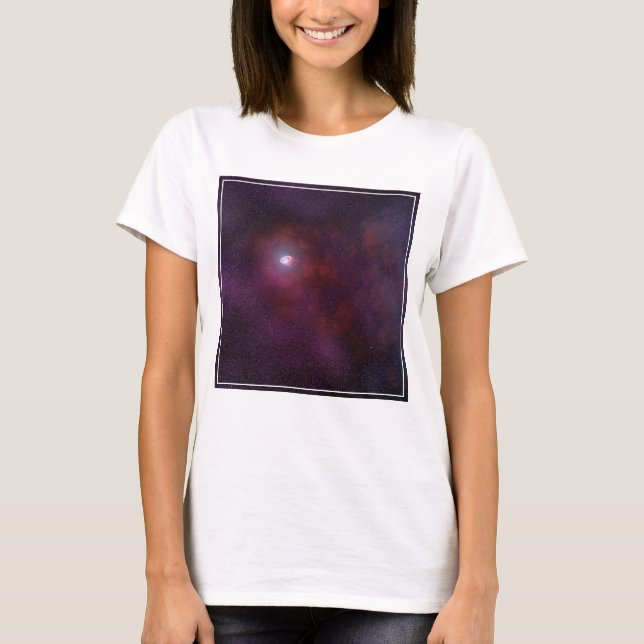 T-shirt Vent Pulsar D'Une Étoile Neutron. (Devant)