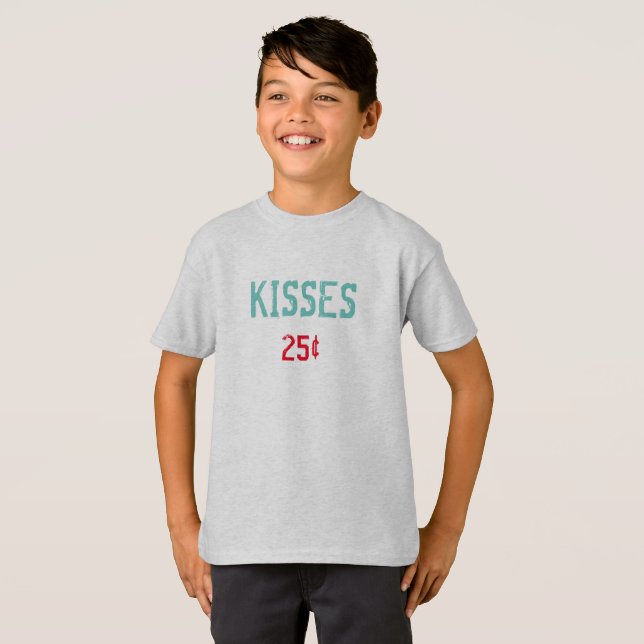 T-shirt Vente des baisers (Devant entier)