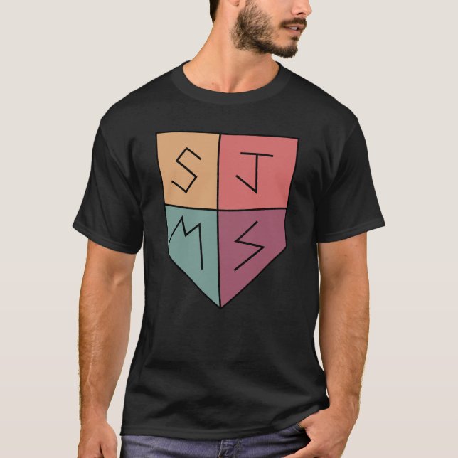 T-shirt Vente du Vendredi Noir ! Bouclier SJMS (Devant)