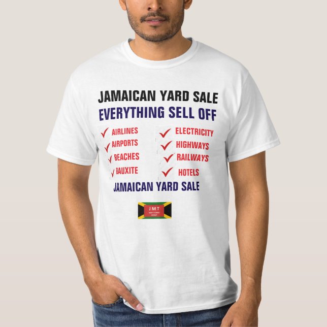 T-shirt VENTE JAMAÏCAINE YARD (Devant)