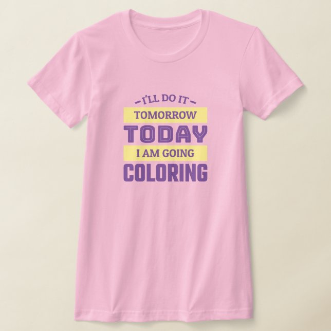 T-shirt Ventilateur colorant amusant (Poser)