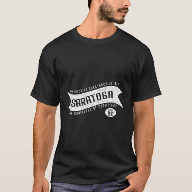 T-shirt Ventilateur De Course Saratoga Le Cimetière Des Ch (Devant)