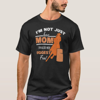 T-shirt Ventilateur de fan Maman Horse Mère Rodéo Baril Ra