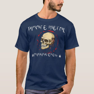 T-shirt Ventilateur de musique métallique pirate