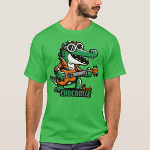T-shirt Ventilateur de musique rétro Crocodile Rock