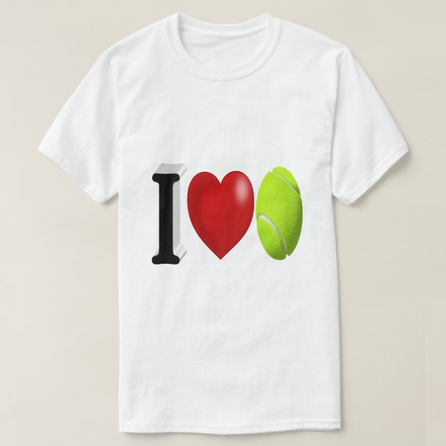 T-shirt Ventilateur de tennis (Design devant)