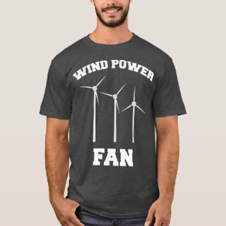 T-shirt Ventilateur d'énergie éolienne Parc éolien Environ
