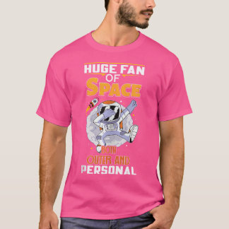 T-shirt Ventilateur Immense De L'Espace Extérieur Et Perso