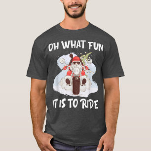 T-shirt Ventilateur moto Père Noël Joyeux Noël Noël Noël N