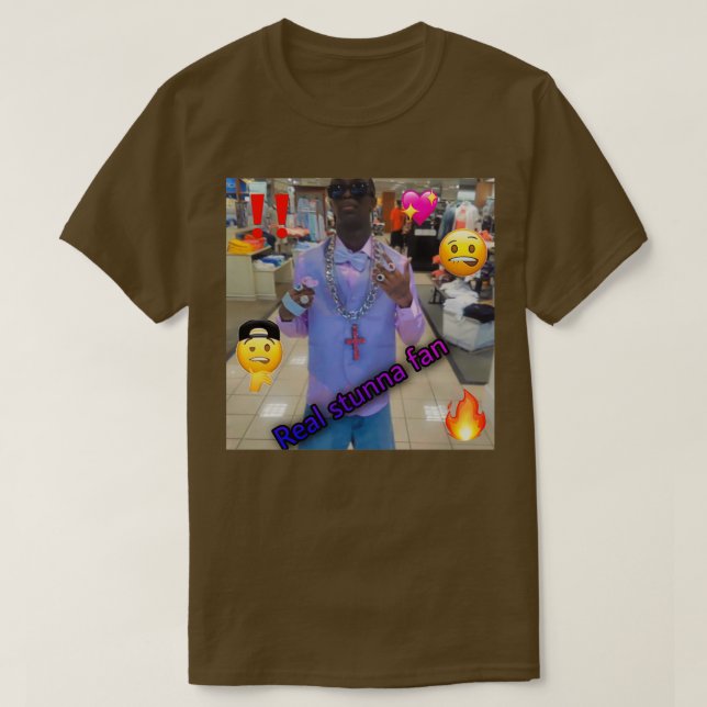 T-shirt Ventilateur Stunna réel (Design devant)