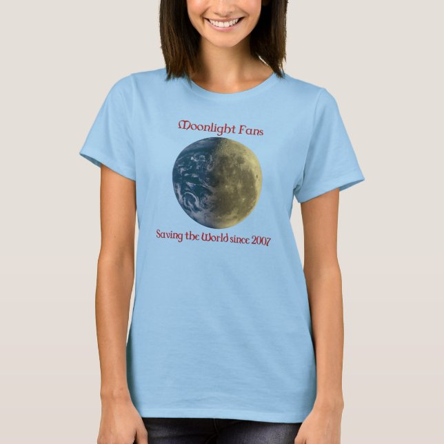 T-shirt Ventilateurs au clair de lune - Sauver le monde (Devant)