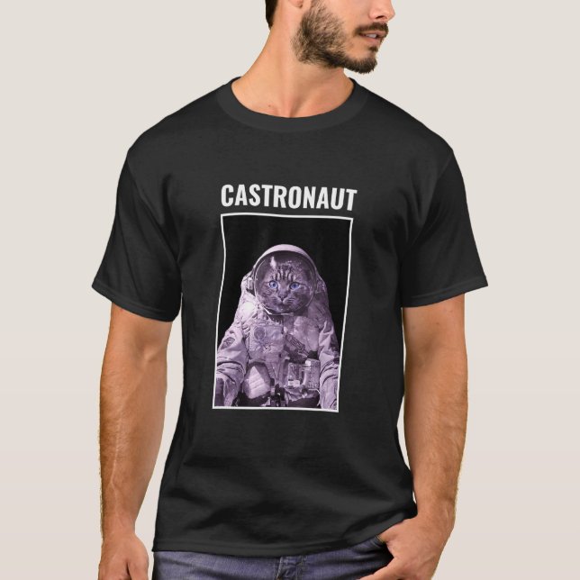 T-shirt Ventilateurs d'astronomie de castronaute spatiale (Devant)