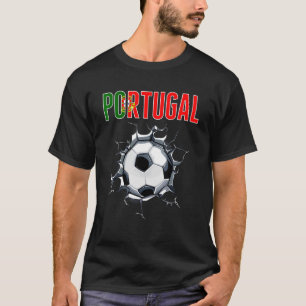 T-shirt Ventilateurs De Football Portugais - Football Port