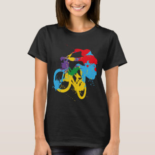 T-shirt Ventilateurs de vélo BMX couleur vélo vélo vélo vé