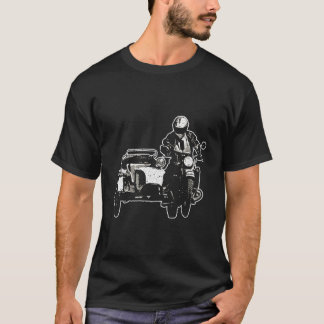 T-shirt Ventilateurs d'urnes de motocyclette d'oural réel