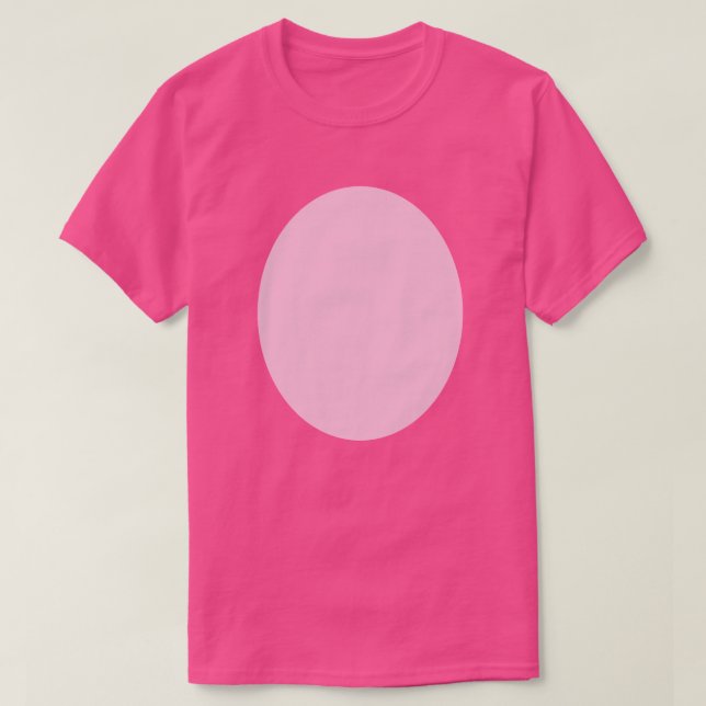 T-shirt ventre de porc fourrure rose baryton animal (Design devant)