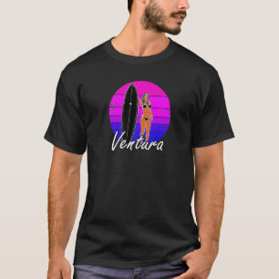 T-shirt Ventura Ca Surfer Surf Vêtements Hommes Femmes T
