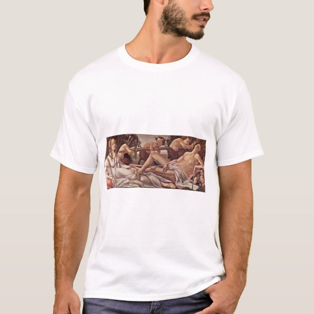 T-shirt Vénus et Mars par Botticelli Sandro (la meilleure (Devant)