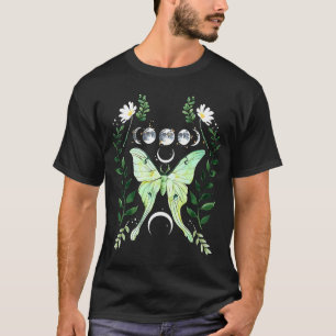T-shirt Ver de lune vert sorcellerie Académie sombre Lune