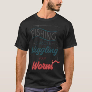 T-shirt Ver de pêche au poisson