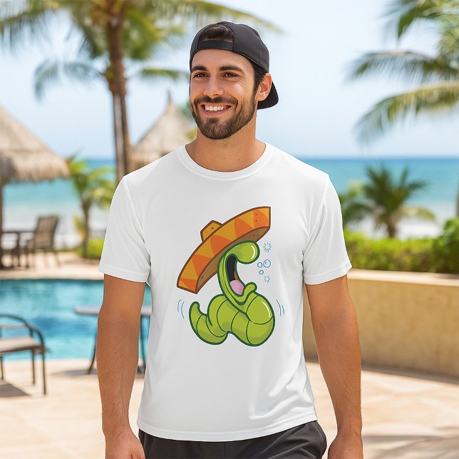 T-shirt Ver ivre avec Sombrero Mexican Party (Créateur téléchargé)