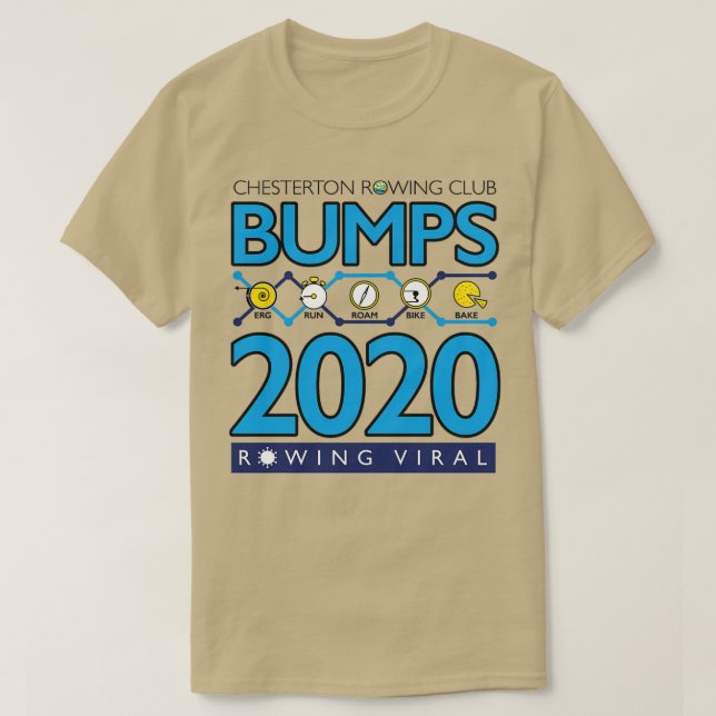 T-shirt Vérale de rame Bumps 2020 (Design devant)
