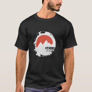 T-shirt Verbier Mountains Suisse Randonnée Extérieur