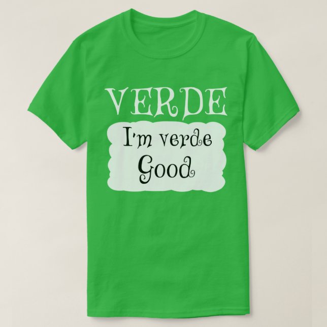 T-shirt verde Hot Packet Halloween costume (Design devant)