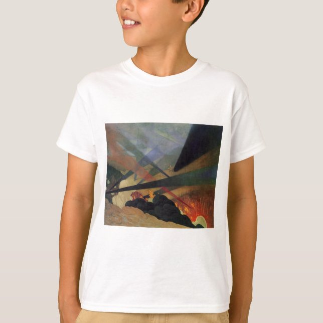 T-shirt Verdun (World War One Battle Scene) (par Vallotton (Devant)